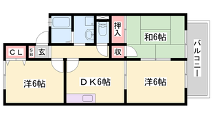 谷口ハイツⅡの物件間取画像